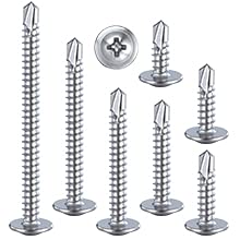 Wensilon（200pcs）#8×1-1/4”for Sheet Metal Self-Tapping Screws 410 Stainless - Image 7