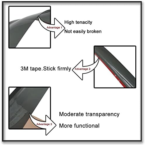 Wind Deflector Compatible with Nissan Altima 4-Door Sedan 2007-2012 Smoke - Image 3