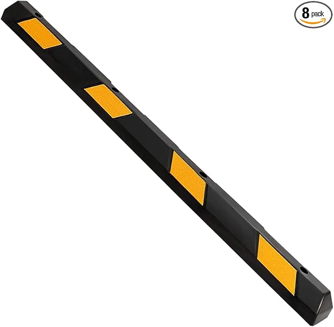 ERGOMASTER Parking Stopper for Garage, 72” Rubber Parking Block by ERGOMASTER