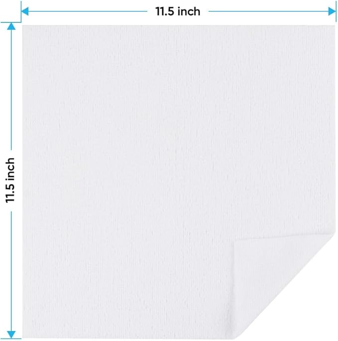 HOMEXCEL White Shop Towels 100 Pack, Reusable Microfiber Towels - Image 8