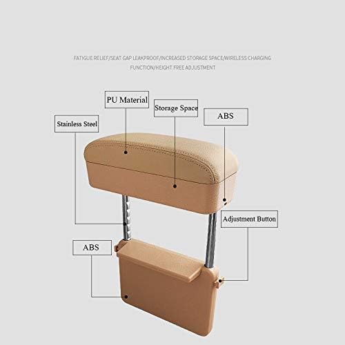 JEYODA Car Armrest Box Adjustable Pad Refit Car Central Lift Armres Storage - Image 5