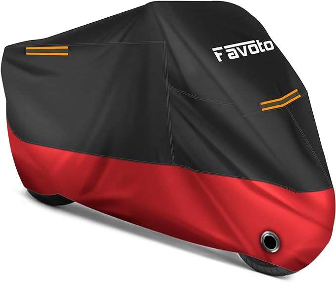 Favoto Motorcycle Cover Waterproof Outdoor by Favoto