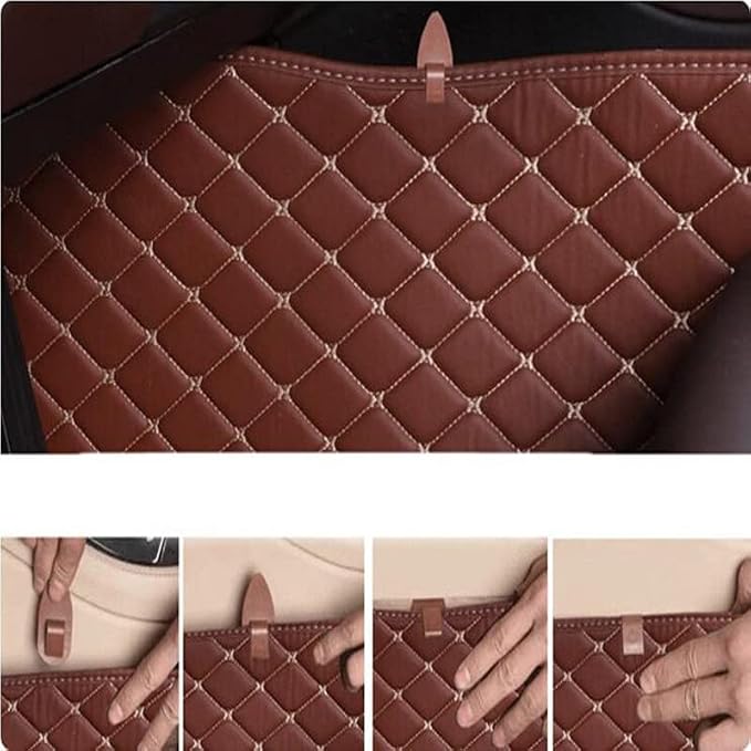 Custom All-Weather Protection Luxury Leather Floor Mats - Image 3