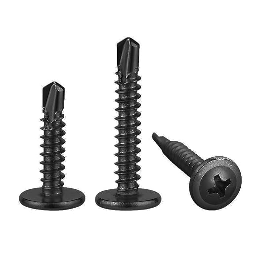 Wensilon #10×2” for Sheet Metal Self-Tapping Screws 410 Black Stainless Steel - Image 6