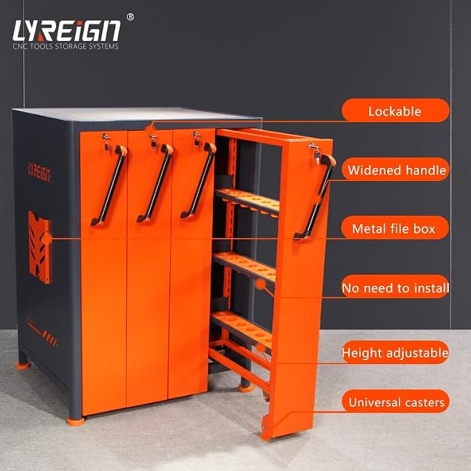 BT50 Vertical Drawer Cabinet, CNC Tool Storage System - Image 3