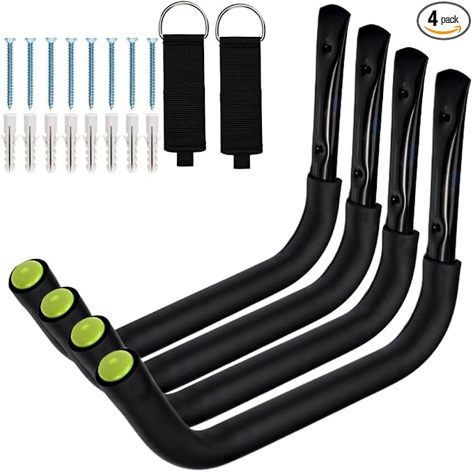 Aweilan Kayak Rack Wall Mount, Canoe Hanger Hooks, Heavy Duty Garage Hooks by Aweilan