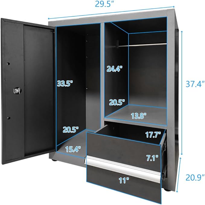 JZD Steel Garage Tool Cabinet System, - Image 9