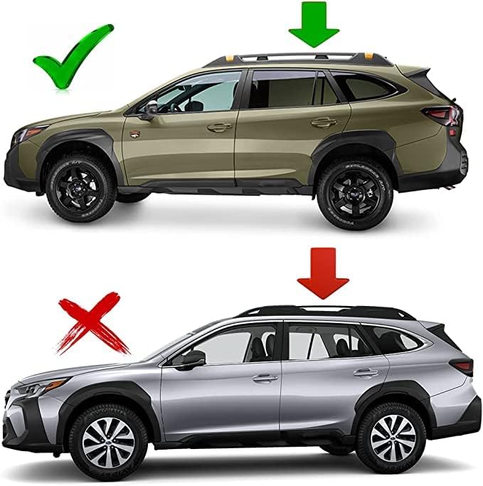 for Subaru Outback Wilderness 2021-2022-2023 Roof Rack Cross Bars Lockable Fit - Image 3