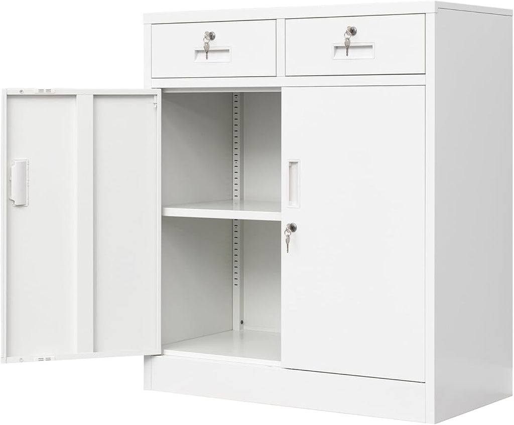 Metal Storage Cabinet, Locking Storage Cabinet by Wanfu
