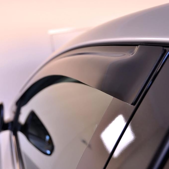 Side Window Wind Vent Deflector, Dark Smoke Nice Window Visor fit - Image 7