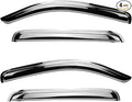 94966Y Chrome Side Window Visor Wind Vent Deflector, Chevy Suburban 1500 by Deebior