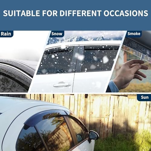 Rain Guard Compatible with 2019-2024 Toyota RAV4, Outside Mount Extra Durable - Image 5