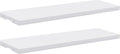 DWVO 2-Pack Resin Storage Shed Shelves, Fit by DWVO
