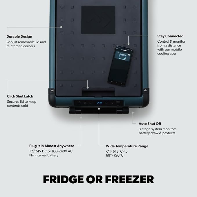 Dometic CFX2 45-Liter Portable Refrigerator and Freezer, Powered by AC/DC - Image 3