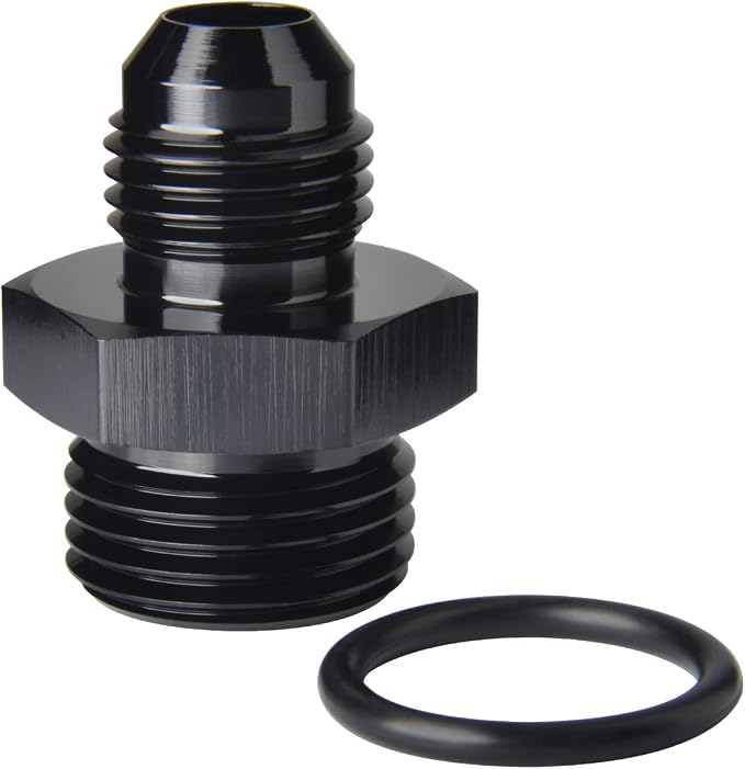 4AN Male Flare to 6AN ORB O-ring Boss Fuel Pump Rail Adapter Fitting Aluminum by Podavelle