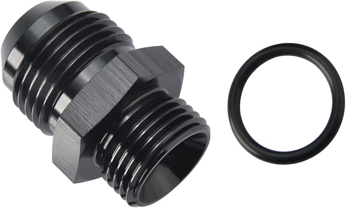 12AN Male Flare to 8AN 8 ORB O-ring Boss Fuel Rail Adapter Fitting Aluminum - Image 4