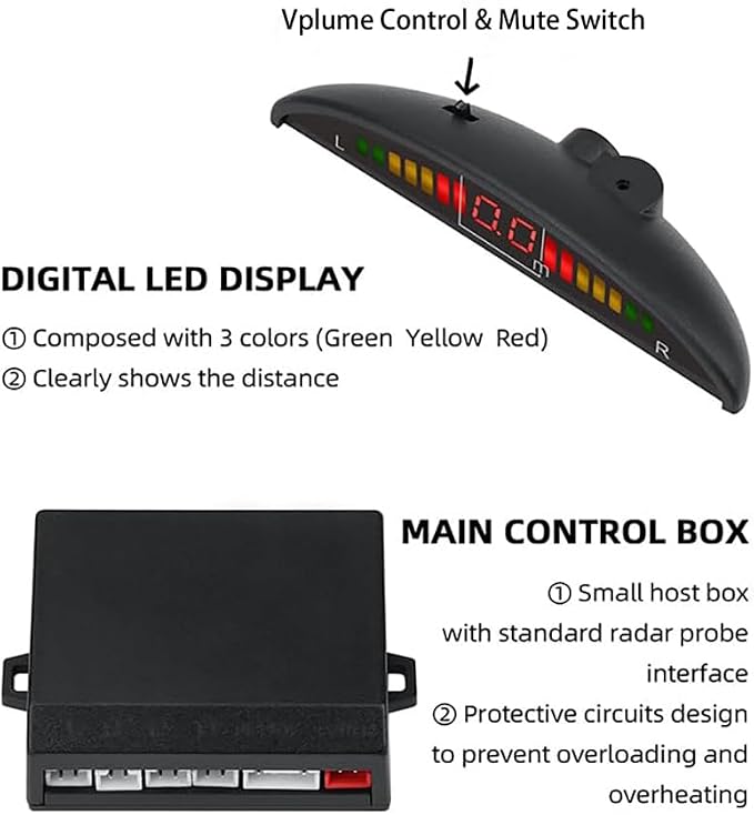 Parking Sensor Kit Backup Sensor Kit Reverse Sensor - Image 4
