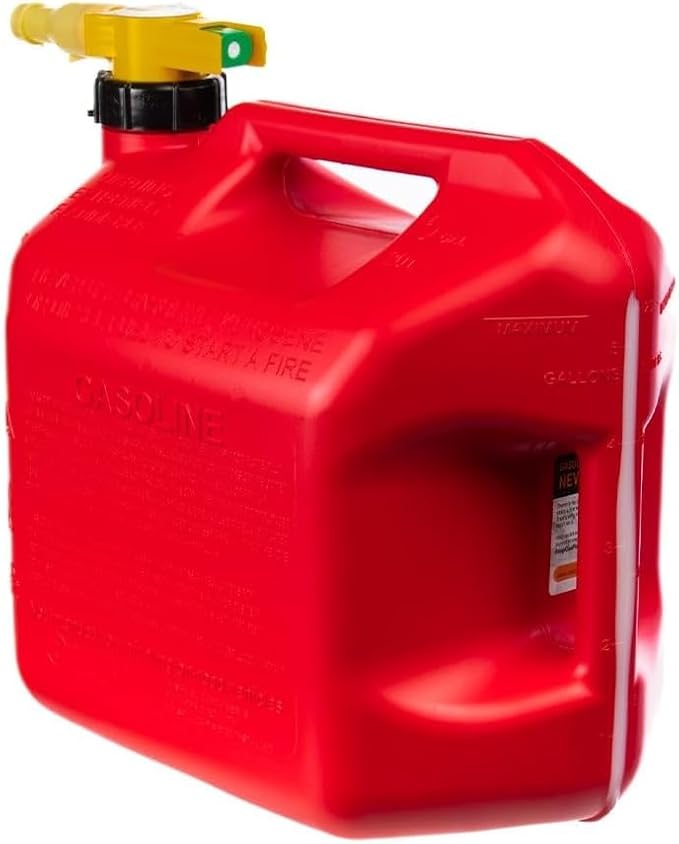No-Spill 4-Pack 5 Gallon Red Gasoline Cans - Image 4