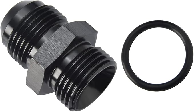 10AN Male Flare to 10AN ORB O-ring Boss Fuel Pump Rail Adapter Fitting Aluminum - Image 4