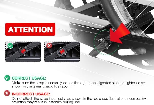 Rockland Foldable 2-Ebike Rack, 200 lbs Capacity, Hitch Mount Electric Bike Rack - Image 8