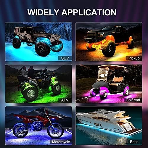 YiLaie RGB LED Rock Lights, 180 LEDs Lights - Image 4