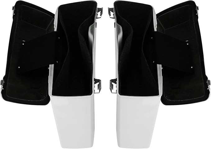 Green-L White Hard Saddlebags Fit - Image 6