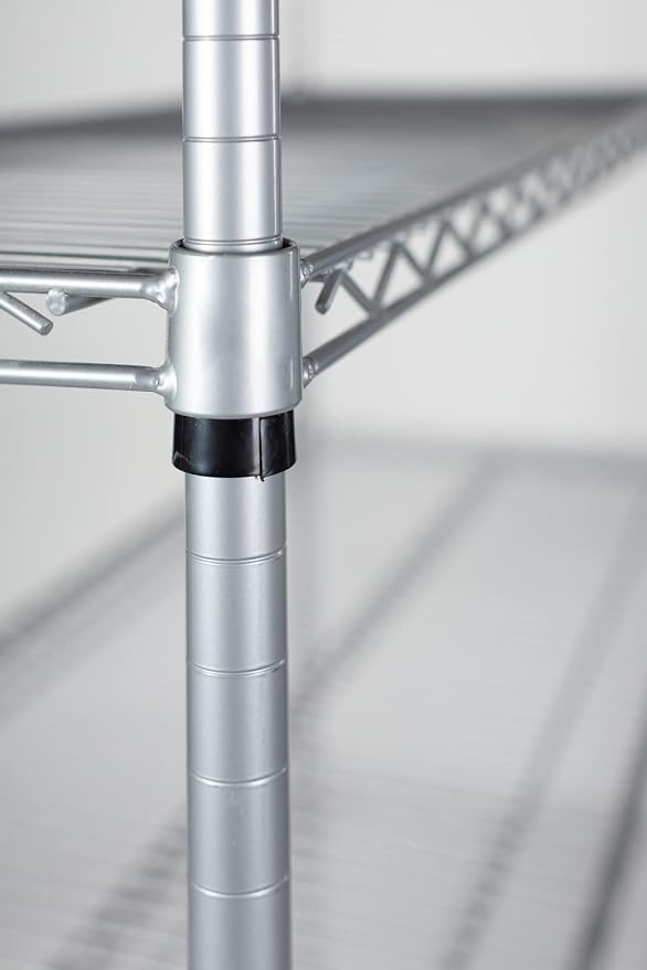 Omega 12" Deep x 30" Wide x 96" High 3 Tier Gray Starter Shelving Unit - Image 5