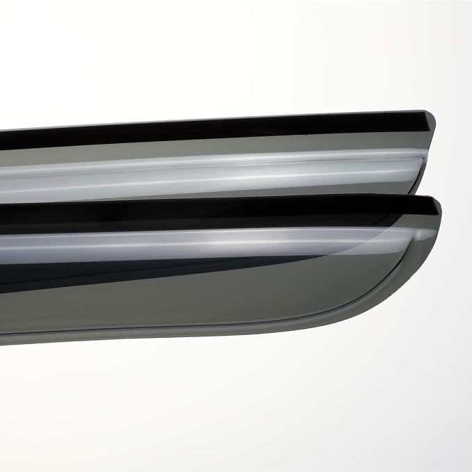 4pcs Shatterproof Rainproof Sun Rain Guards Shield Side Window Wind Deflectors - Image 5