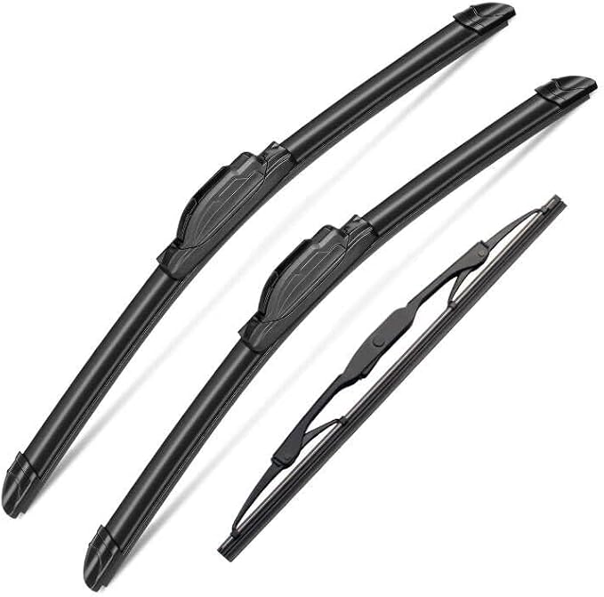 3 Wipers Set for Ford Escape Mercury Mariner 2005-2007, Windshield Wiper Blades - Image 2