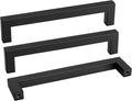 goldenwarm 200 Pack 7-1/2in Black Square Bar Cabinet Pull Drawer Handle by goldenwarm