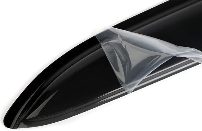 4pcs Outside Mount Style Sun Rain Guard Durable Side Window Wind Deflectors - Image 5