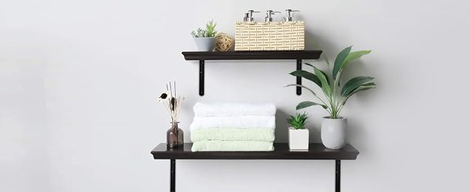6 Pack L11 x H 8" Black Heavy Duty Shelf Brackets - Image 8