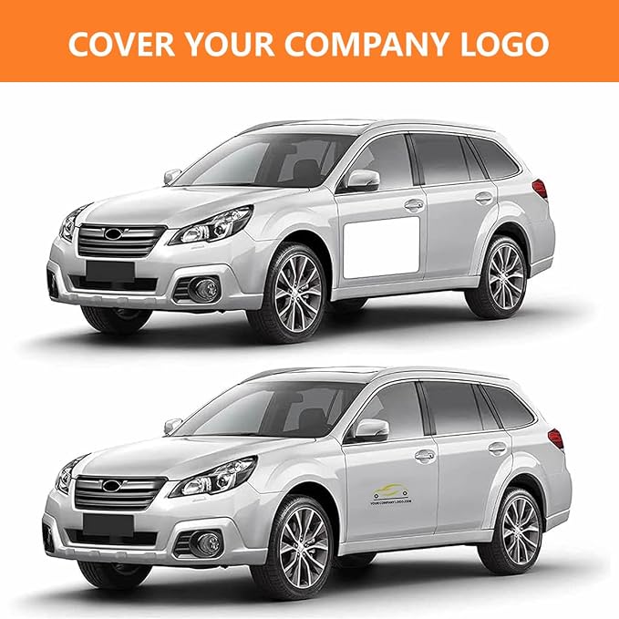 2 Pack Blank Car Door Magnet Sticker, Rounded Corners Magnetic Vehicle Sign - Image 4