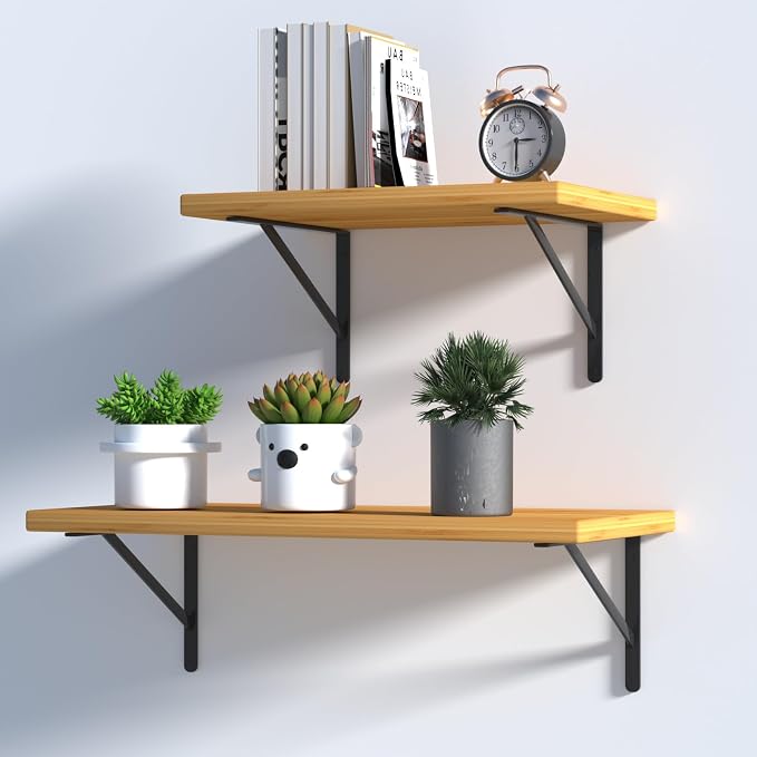 20 Pack L12 x H 8" Black Heavy Duty Shelf Brackets - Image 4