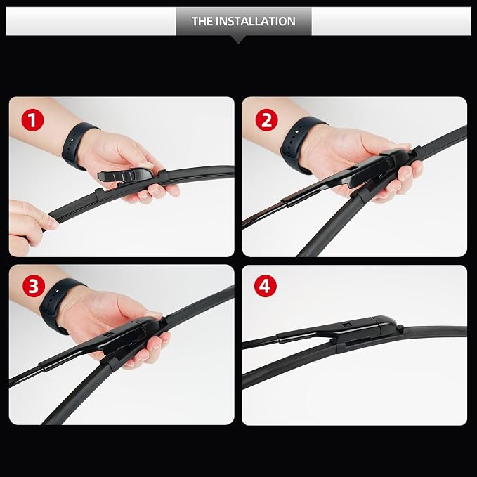 2 Pcs Front Windshield Wiper Blades, Replacement - Image 5