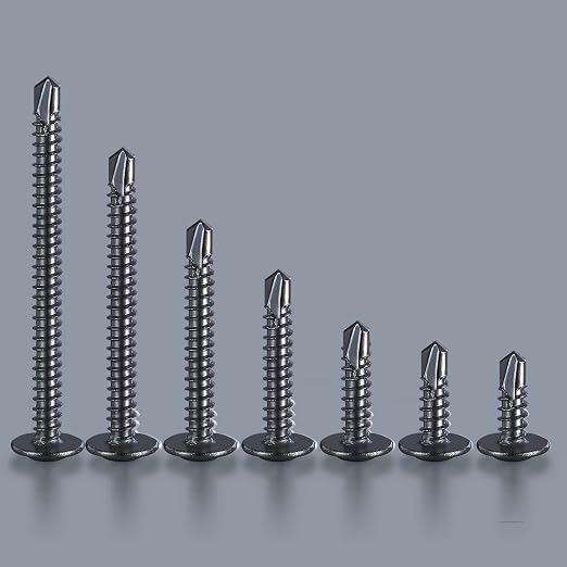 Wensilon #10×1-1/4” for Sheet Metal Self-Tapping Screws 410 Black Stainless - Image 4
