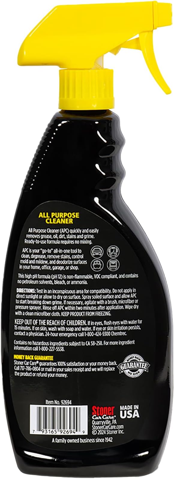 Stoner Car Care 92694-6PK All Purpose Cleaner Powerful Water-Based Cleaner and - Image 2