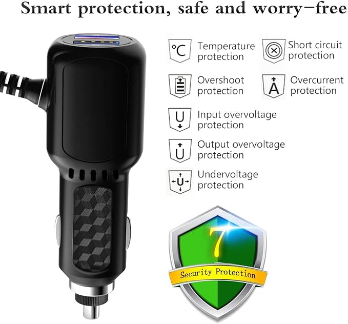 Radar Detector Power Cord, for Uniden Escort Valentine Beltronics Passport Cobr - Image 6