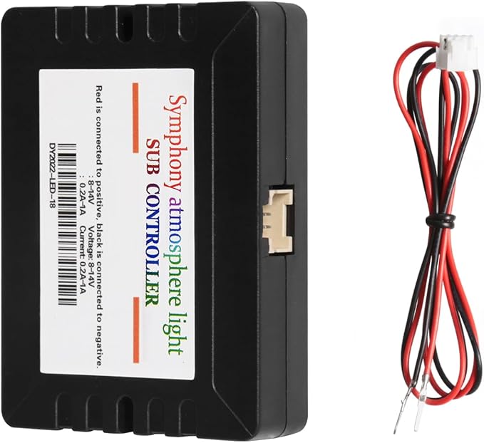 Dreamcolor Acrylic Interior Car LED Strip Light Sub-Control Module, which fit by MAODANER