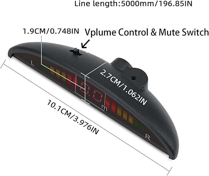 Car Reverse Backup Parking Sensor Radar System kit The LED Display - Image 7