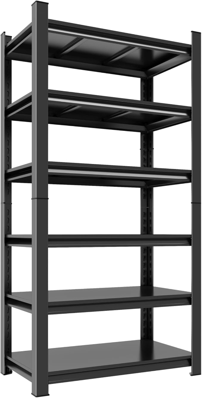 Metal Garage Shelving Unit, Heavy Duty Adjustable Storage Rack, Steel Shelving by Notmise