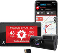 Cobra Smart Dash Cam + Rear Cam – QHD+ 1600P Resolution, Built-in Wi-Fi & GPS by CobraElectronics