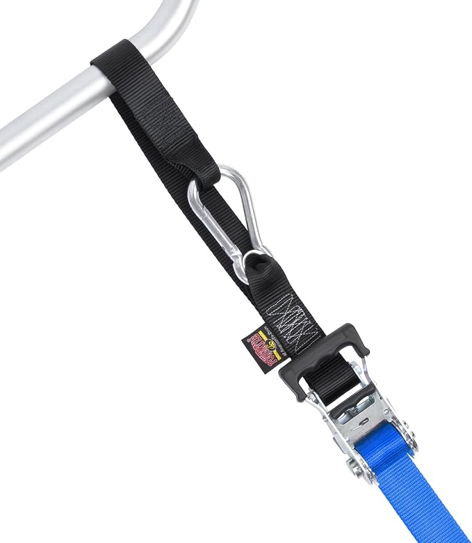 PowerTye - Made in USA - Extra Long Ratchet Tie Down Straps, Heavy Duty - Image 2