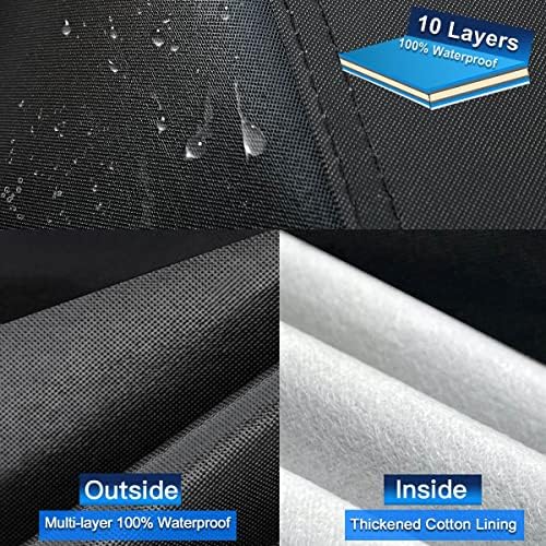 10 Layers Car Cover Custom Fit for Dodge Challenger SRT Hellcat Demon, - Image 2