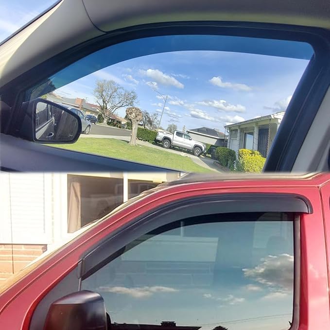 Side Window Vent Wind Deflectors fit - Image 7