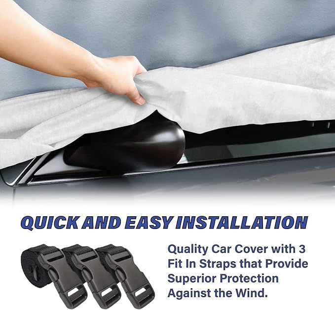 iCarCover Premium Car Cover for 1958-1961 Chevy Nomad Wagon Heavy Duty - Image 8