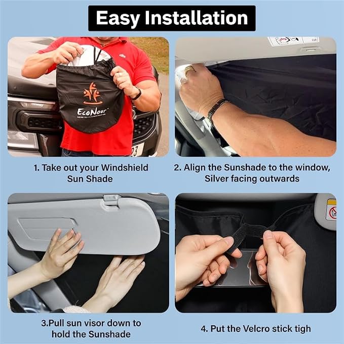 for Ford Explorer Car Windshield Sunshade Compatible - Image 6