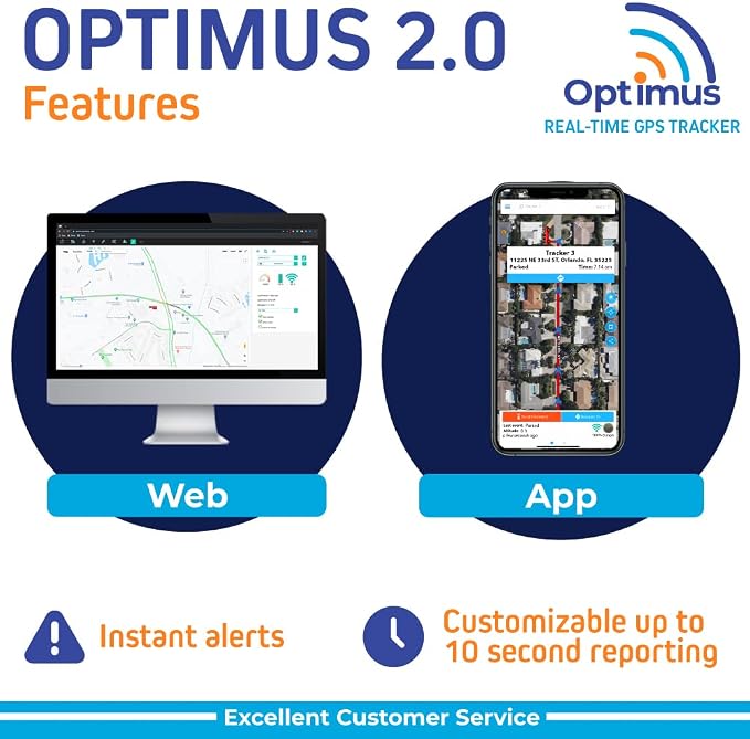 Optimus 2.0 GPS Tracker for Vehicles, People - 4G LTE - Real-Time GPS Tracking - Image 4