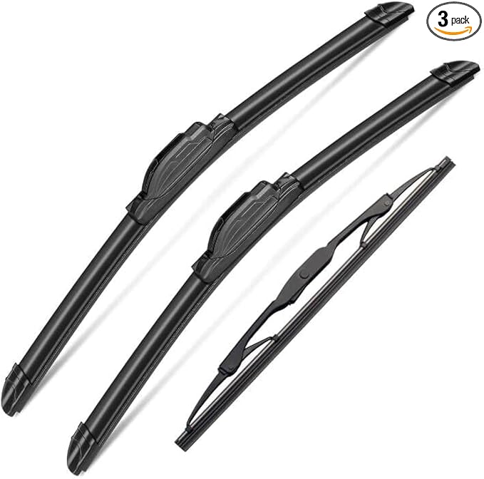 3 Wipers Set for Ford Escape Mercury Mariner 2005-2007, Windshield Wiper Blades by SCTIOANSNOemWiperBlades