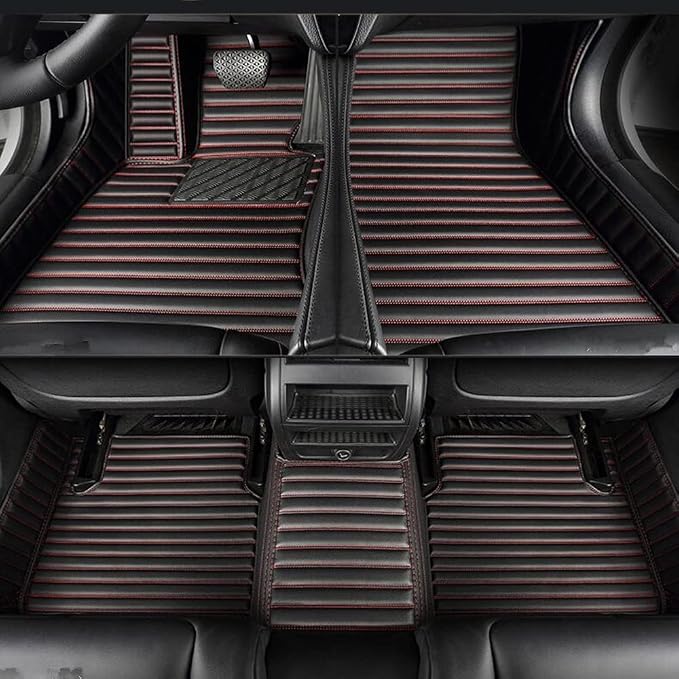 Custom All-Weather Protection Luxury Leather Floor Mats - Image 2